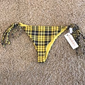 Frankie's Bikinis Swim - Frankie’s Bikinis Brie Bottom in Plaid Frankie's Bikinis Swim - Frankie’s Bikinis Brie Bottom in Plaid